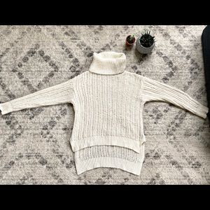 Xhilaration Beige Turtleneck Knit Sweater